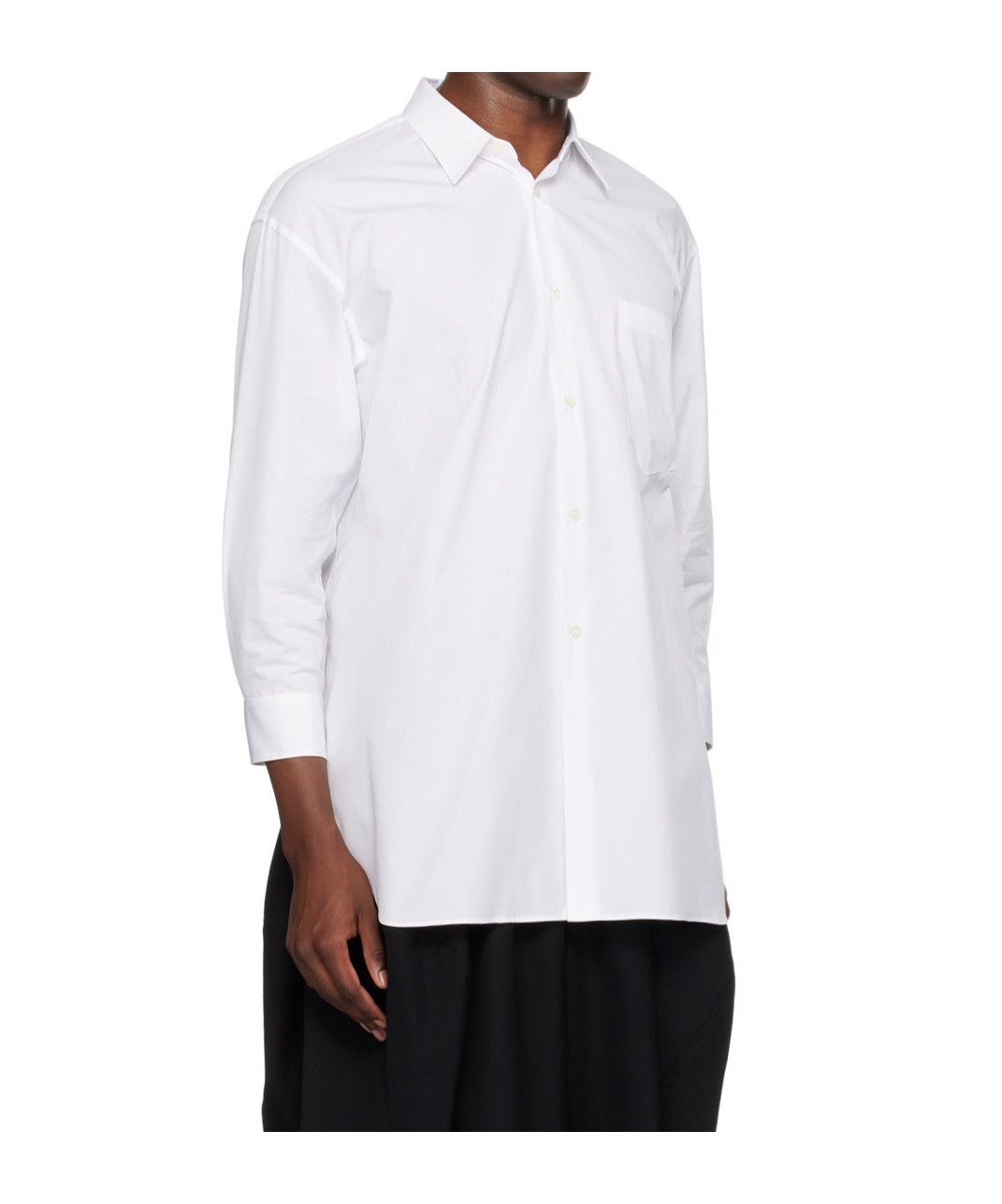 Comme Des Garçons Lapel Long Sleeve Shirt
