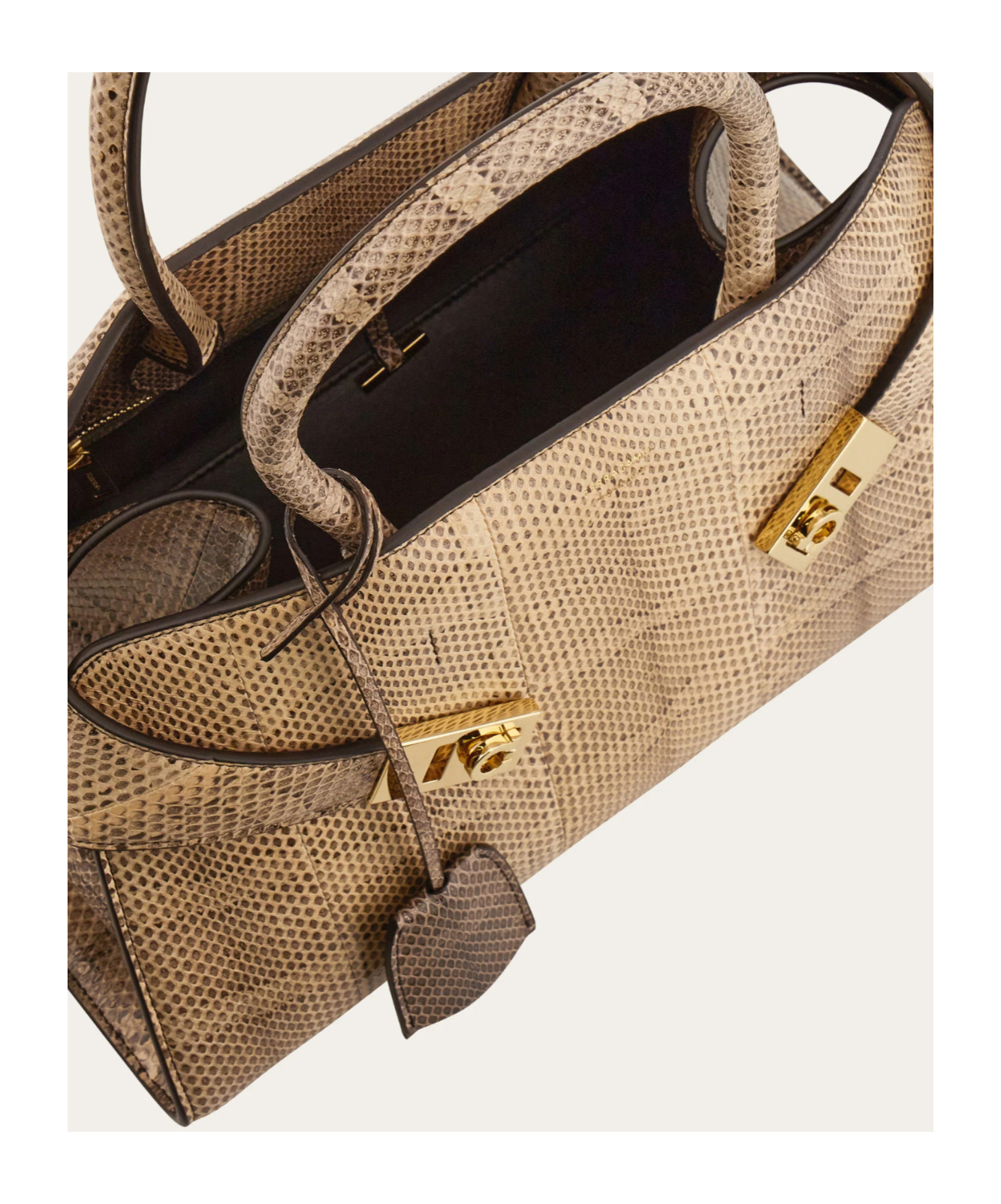 Ferragamo Hug Handbag In Brown