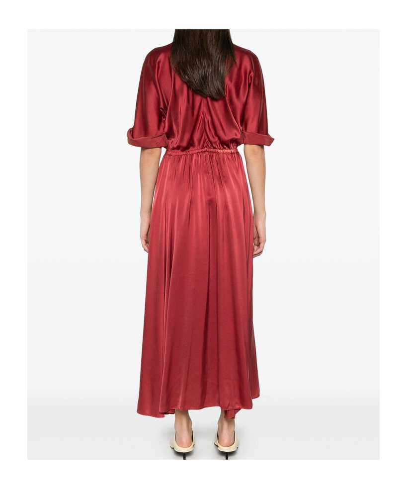 Forte Forte Women Silk Long Dress In Red