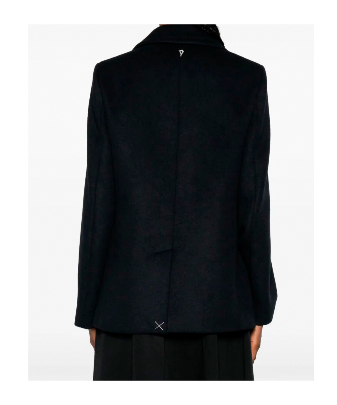 Dondup Double-breasted Coat In Animal Print