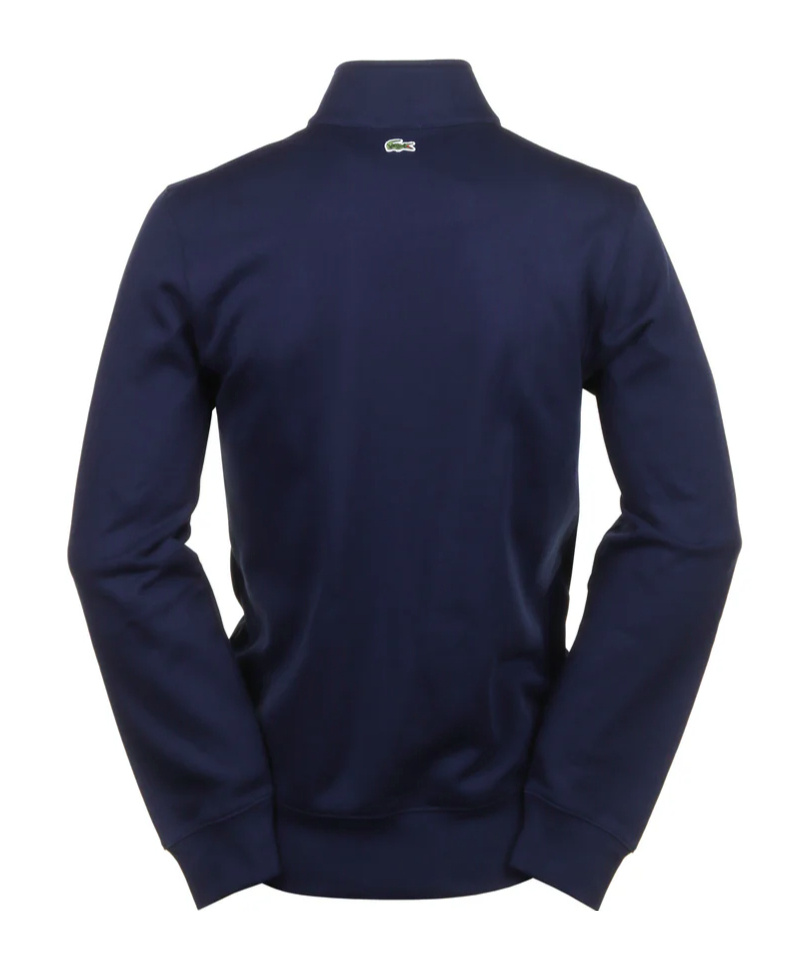 LACOSTE LACOSTE HIGH-NECK ZIP-UP PRINTED SWEATSHIRT