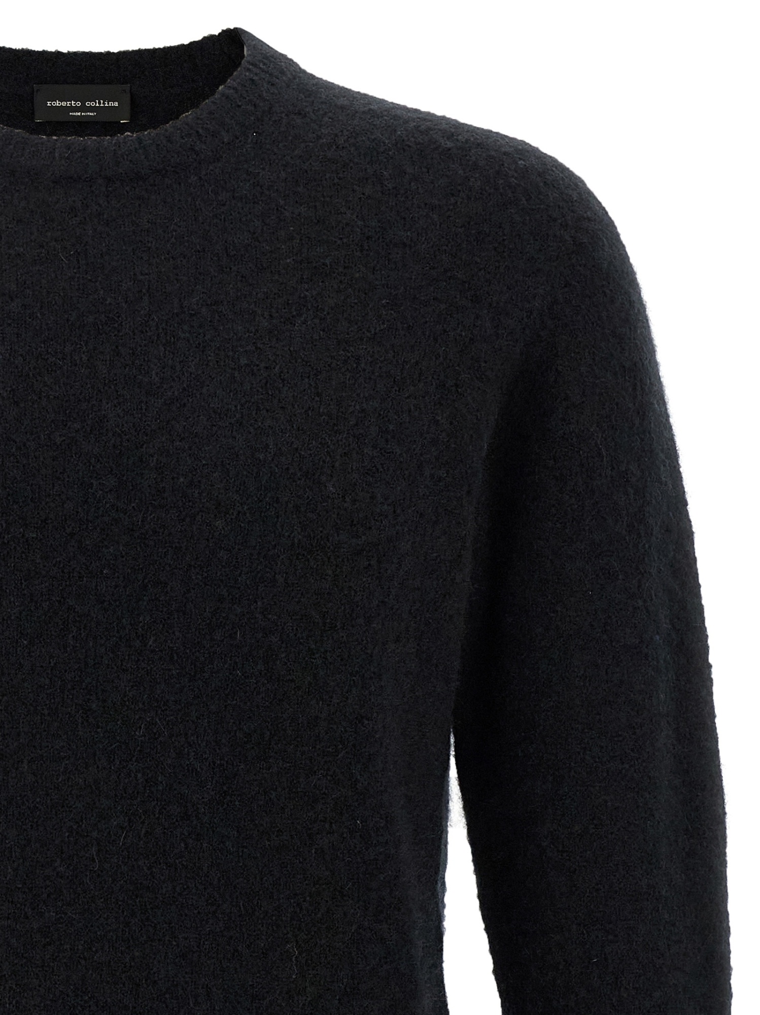Roberto Collina Cashmere Sweater In Black