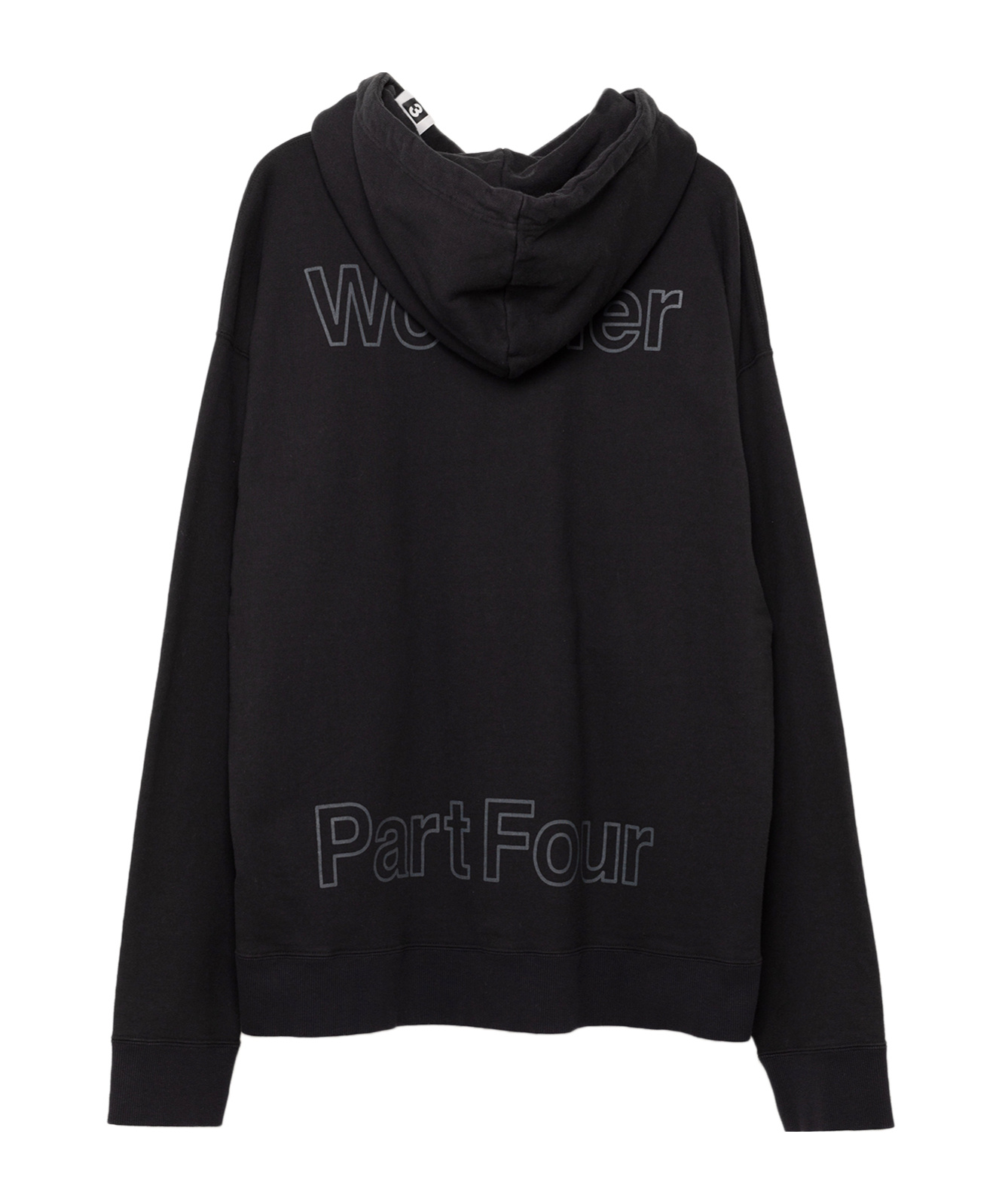 Miharayasuhiro Duck-print Hoodie In Black