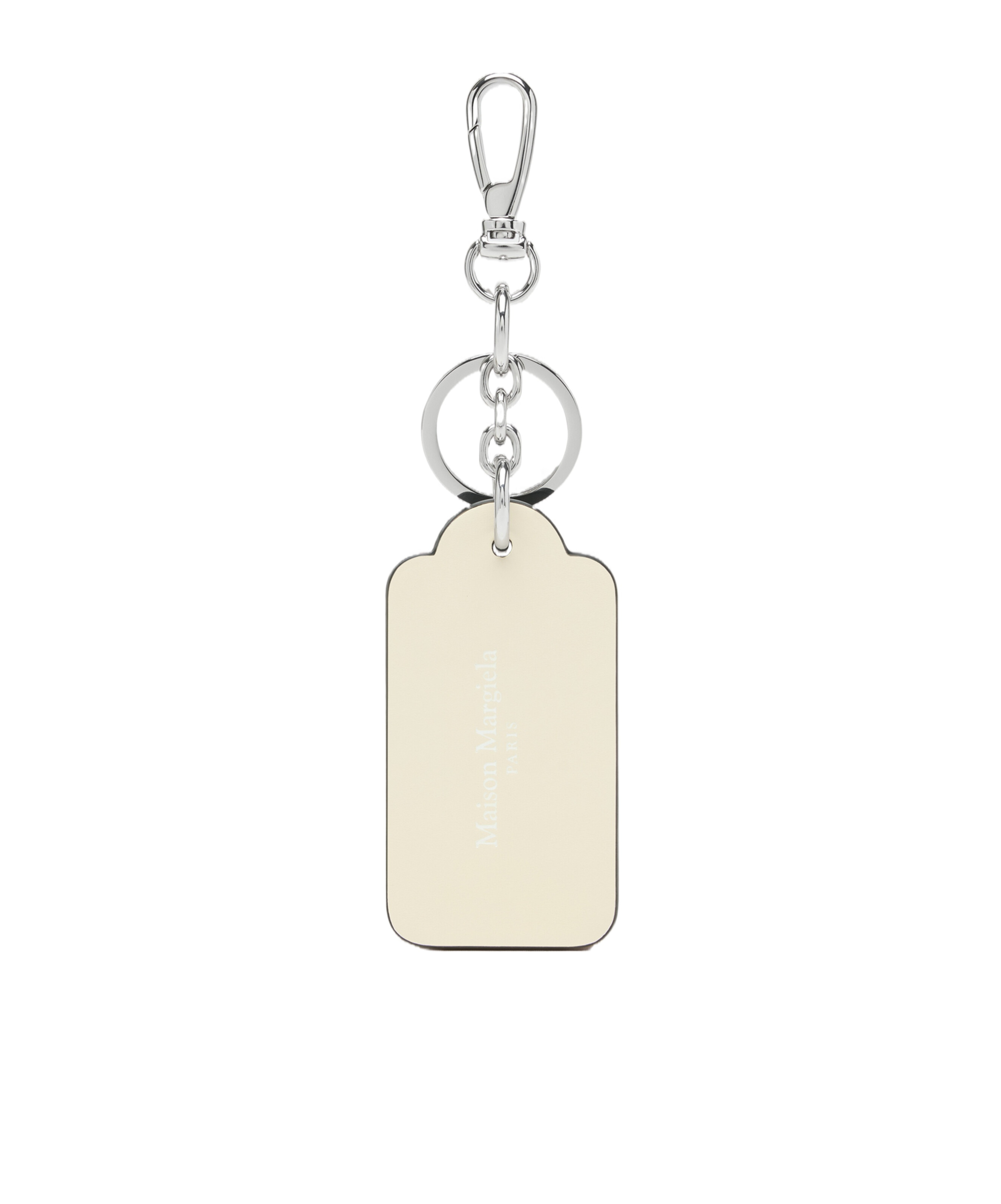 Maison Margiela Four Stitches Keyring In Black
