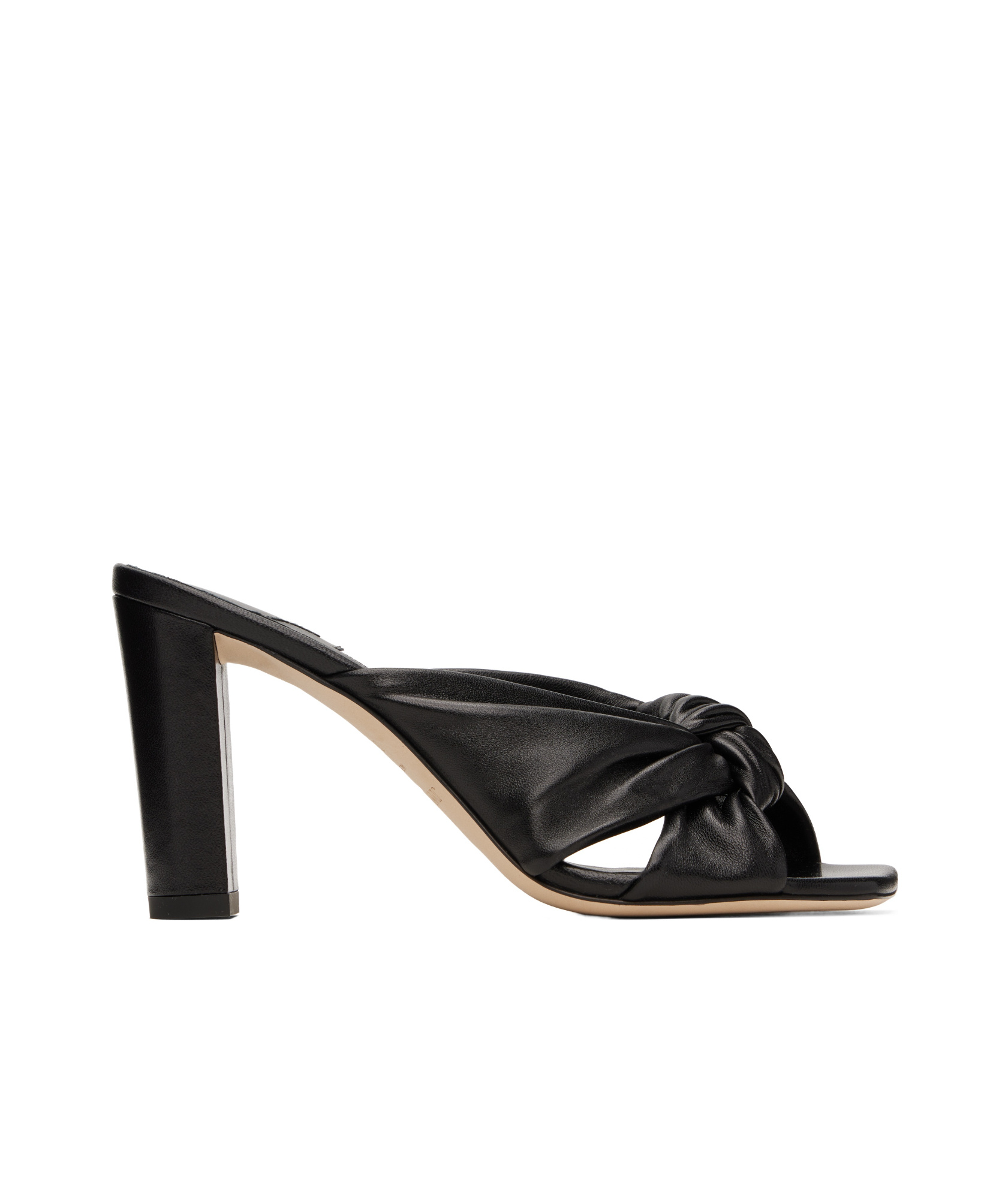 Jimmy Choo Avenue Crisscross Slide Sandals In Black