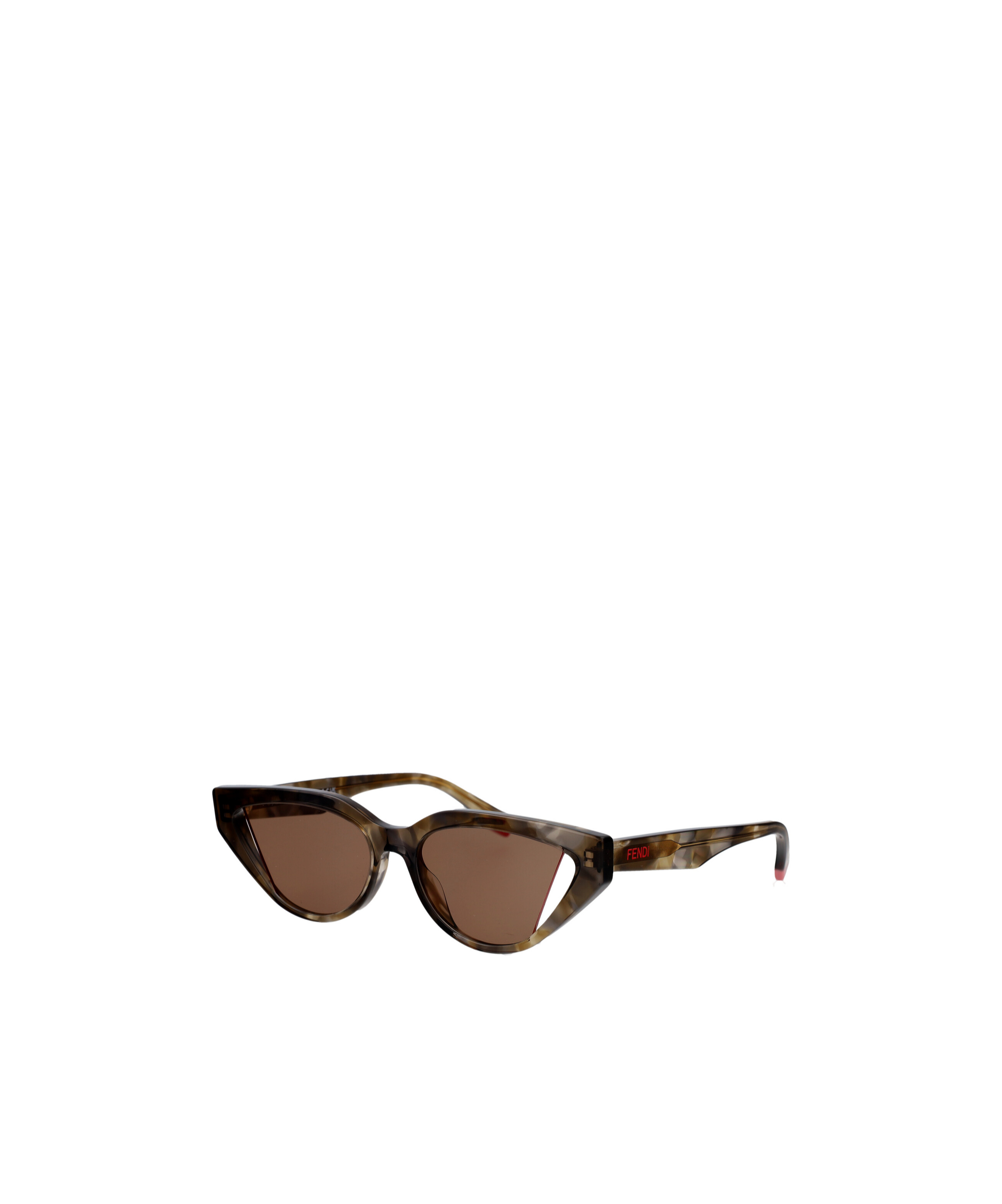 Fendi Eyewear Cat-eye Frame Sunglasses In Brown