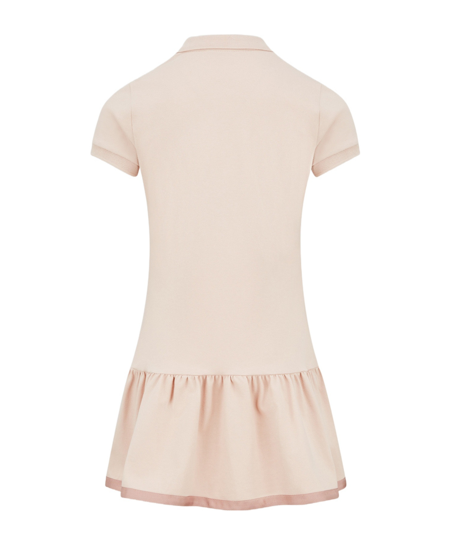Moncler Polo Shirt Dress In Pink