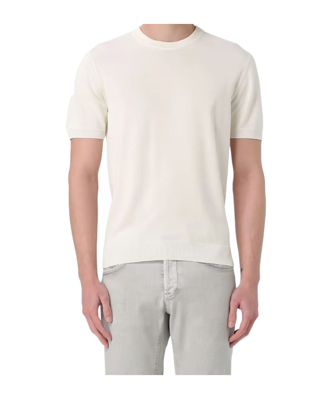 Zanone Crew-neck Short-sleeve T-shirt