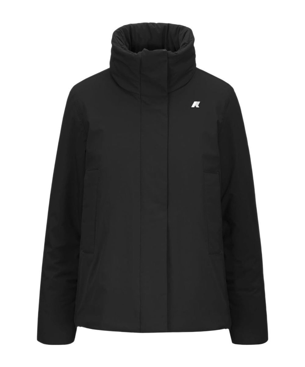 K-way Madalina Bonded Jersey Jacket In Black