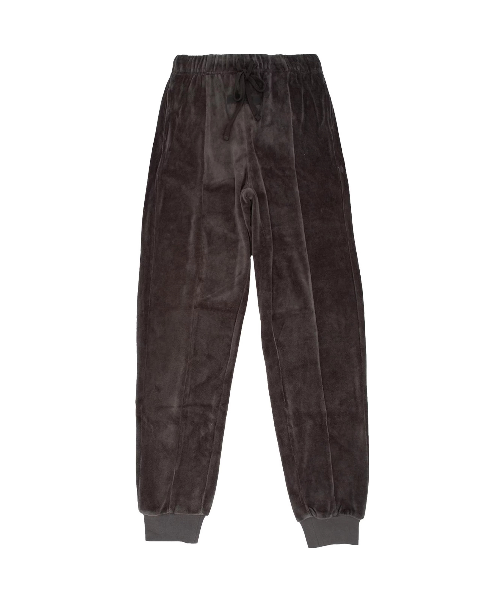 ESSENTIALS DRAWSTRING VELOUR TROUSERS