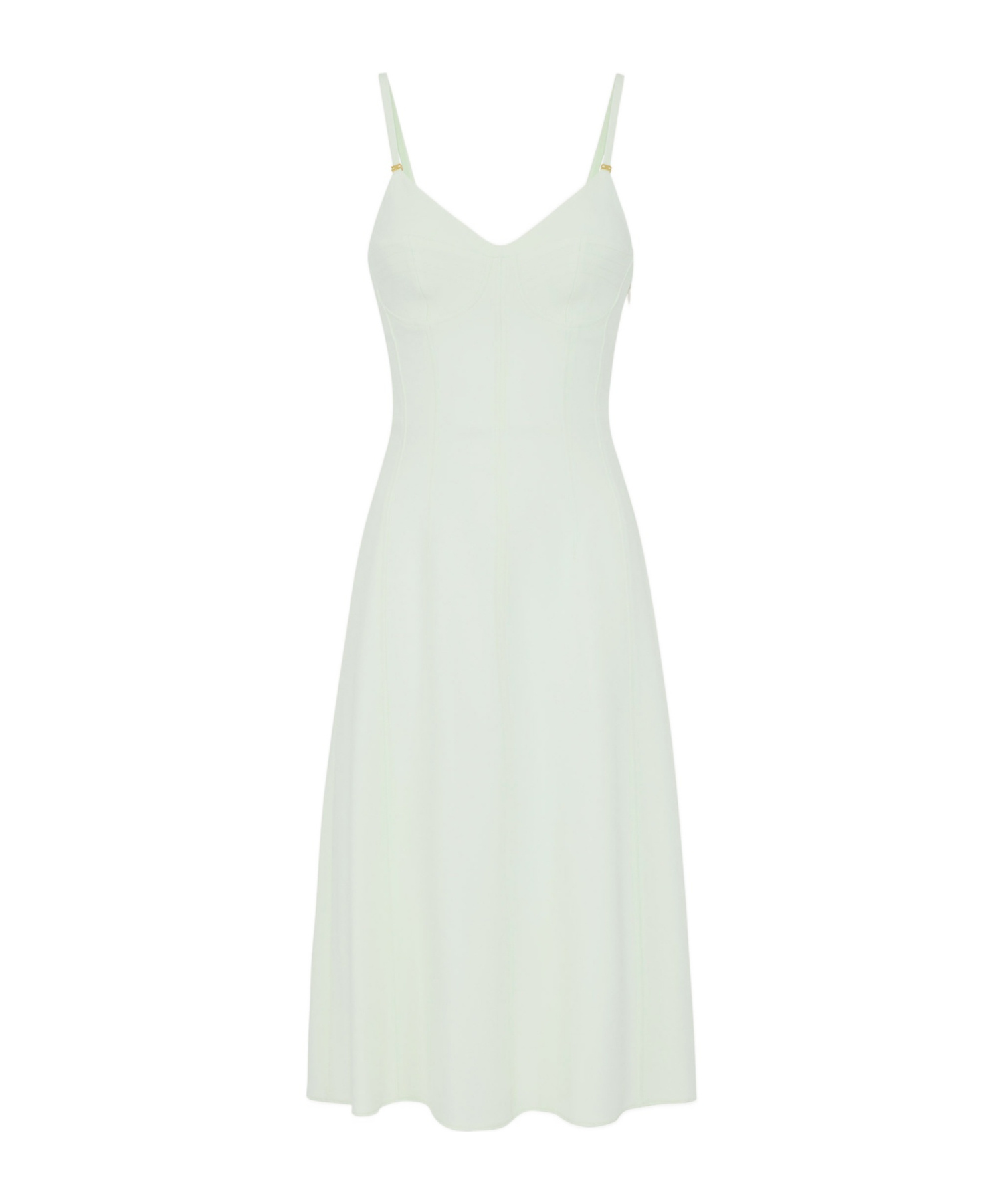 Elisabetta Franchi Lace-up Detail Crepe Midi Dress In White