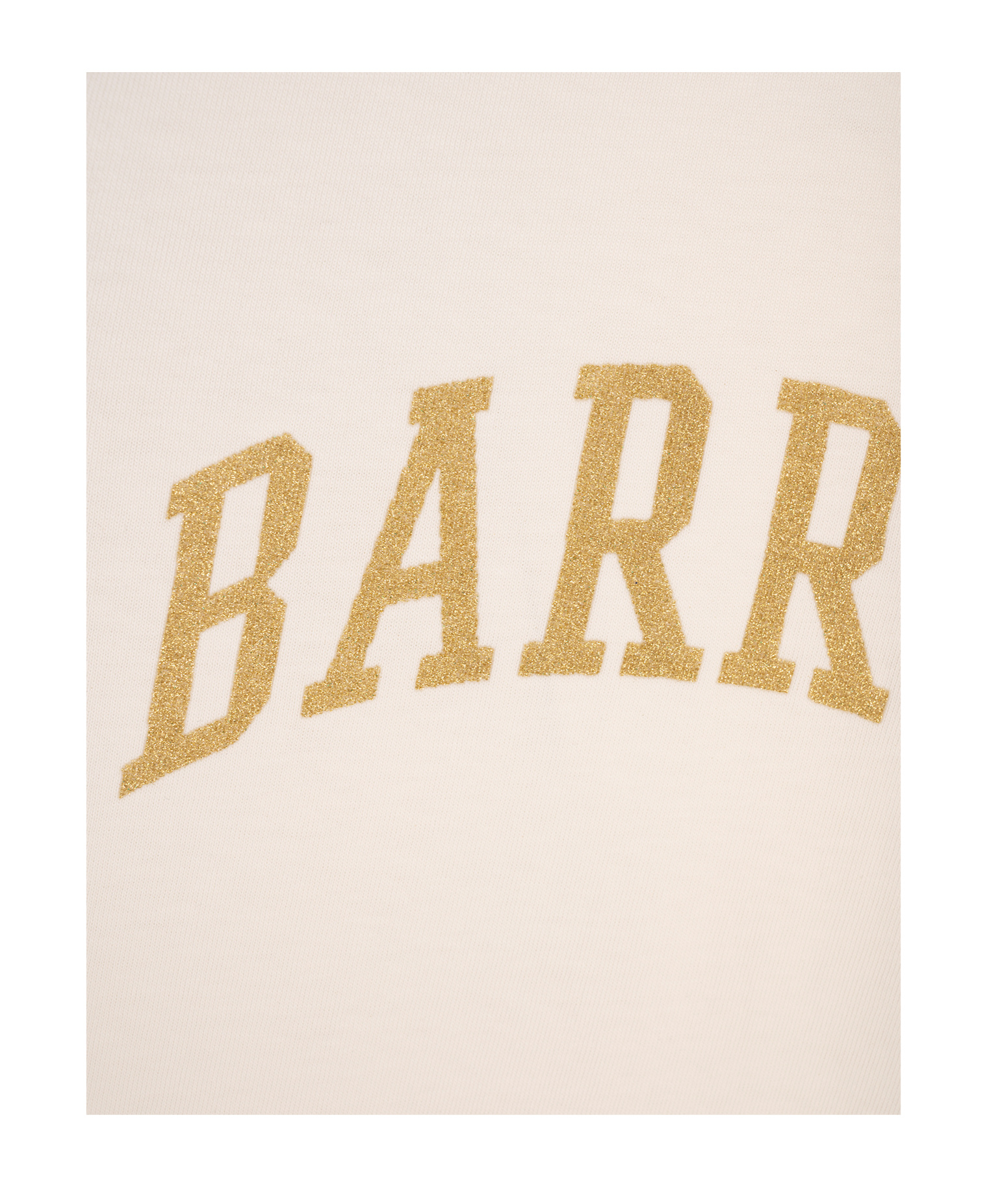 Barrow Logo Printed Crew Neck T-shirt In White
