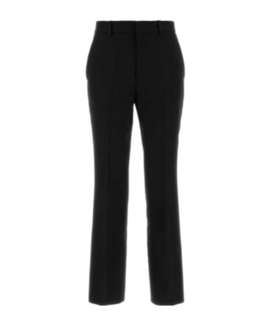 Gucci Tailored Cady Trousers With Pockets And Crease In Black