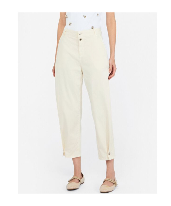 Liu •jo Jewel Button Jeans In White
