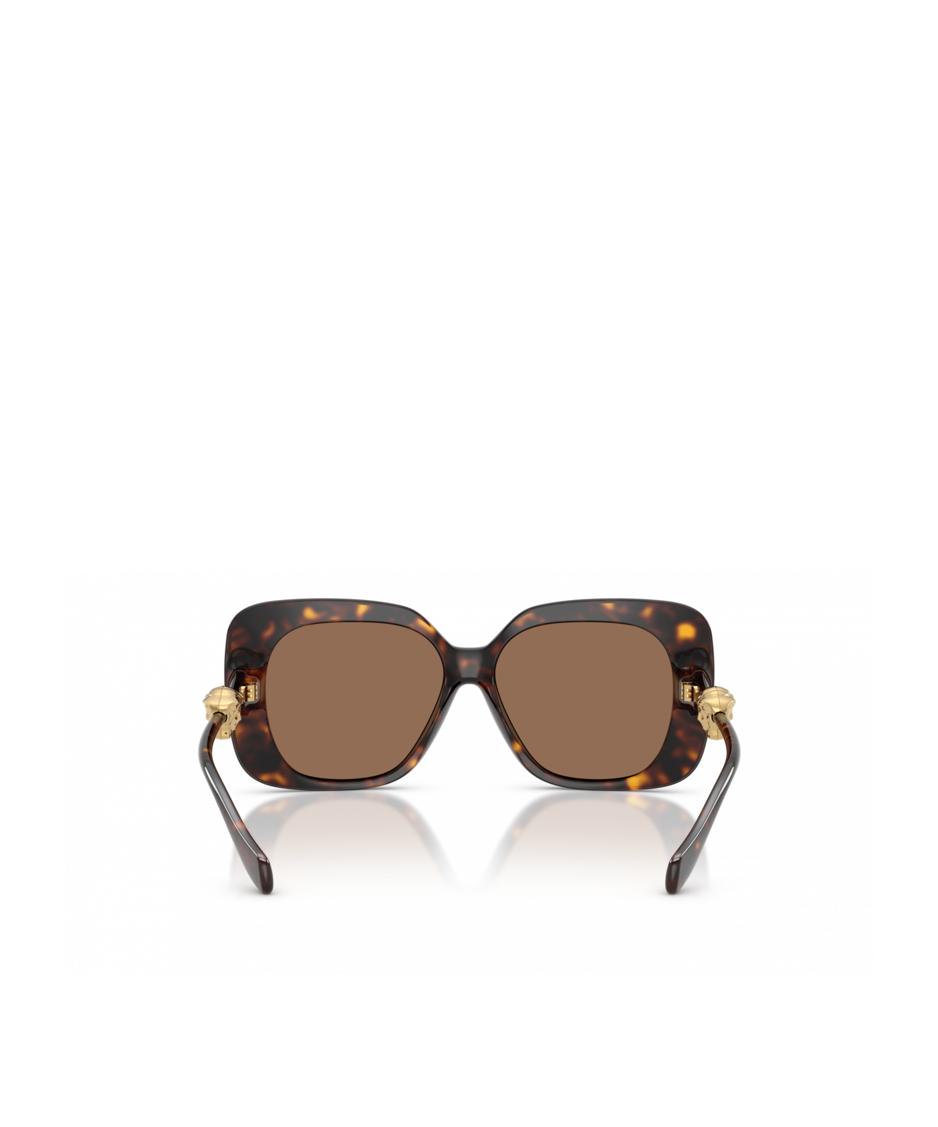 Versace Medusa Square-frame Sunglasses In Brown