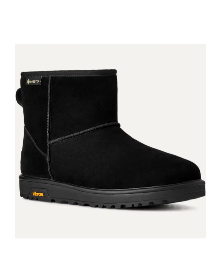 Ugg Mini Gtx Suede Boots In Black