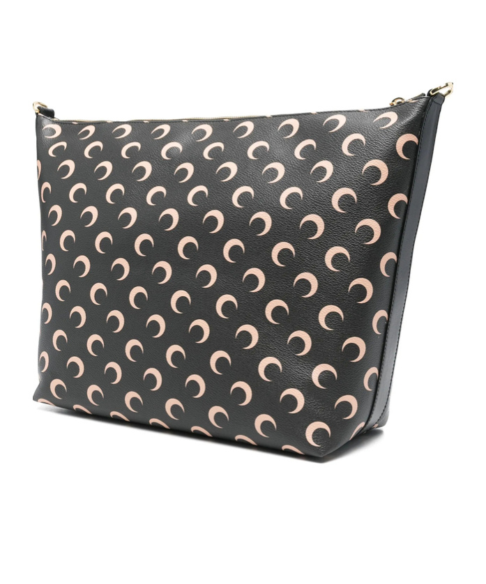 MARINE SERRE PATTERNED SHOULDER BAG