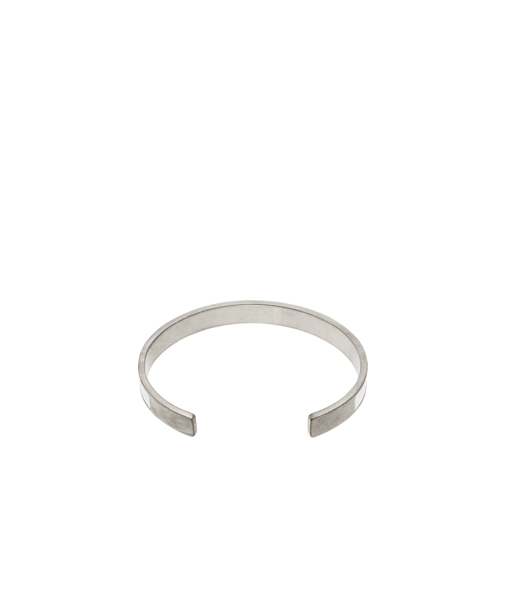 Mm6 Maison Margiela Silver & White Numeric Bracelet In White