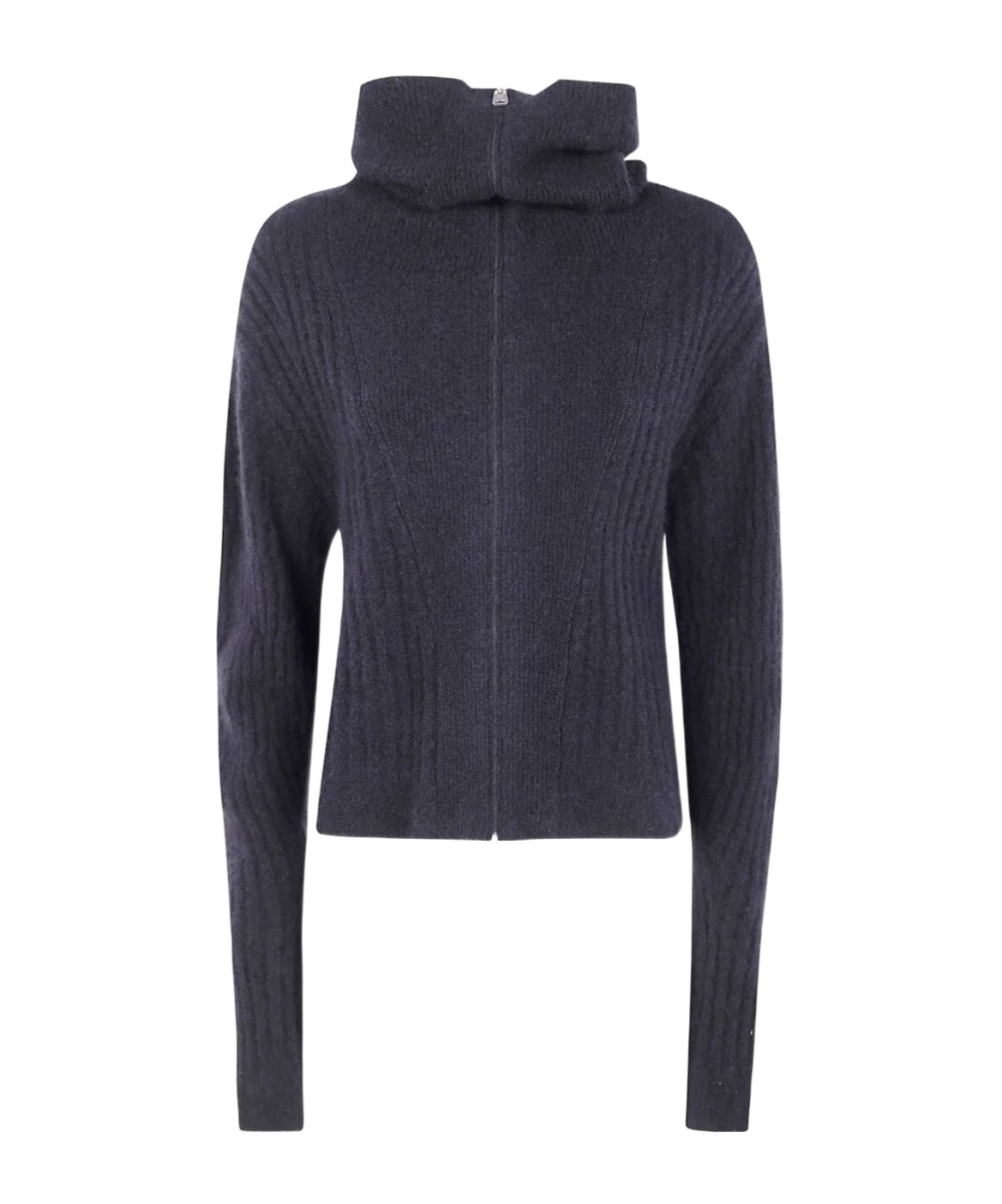 Mrz Zip-fastening Cardigan In Blue