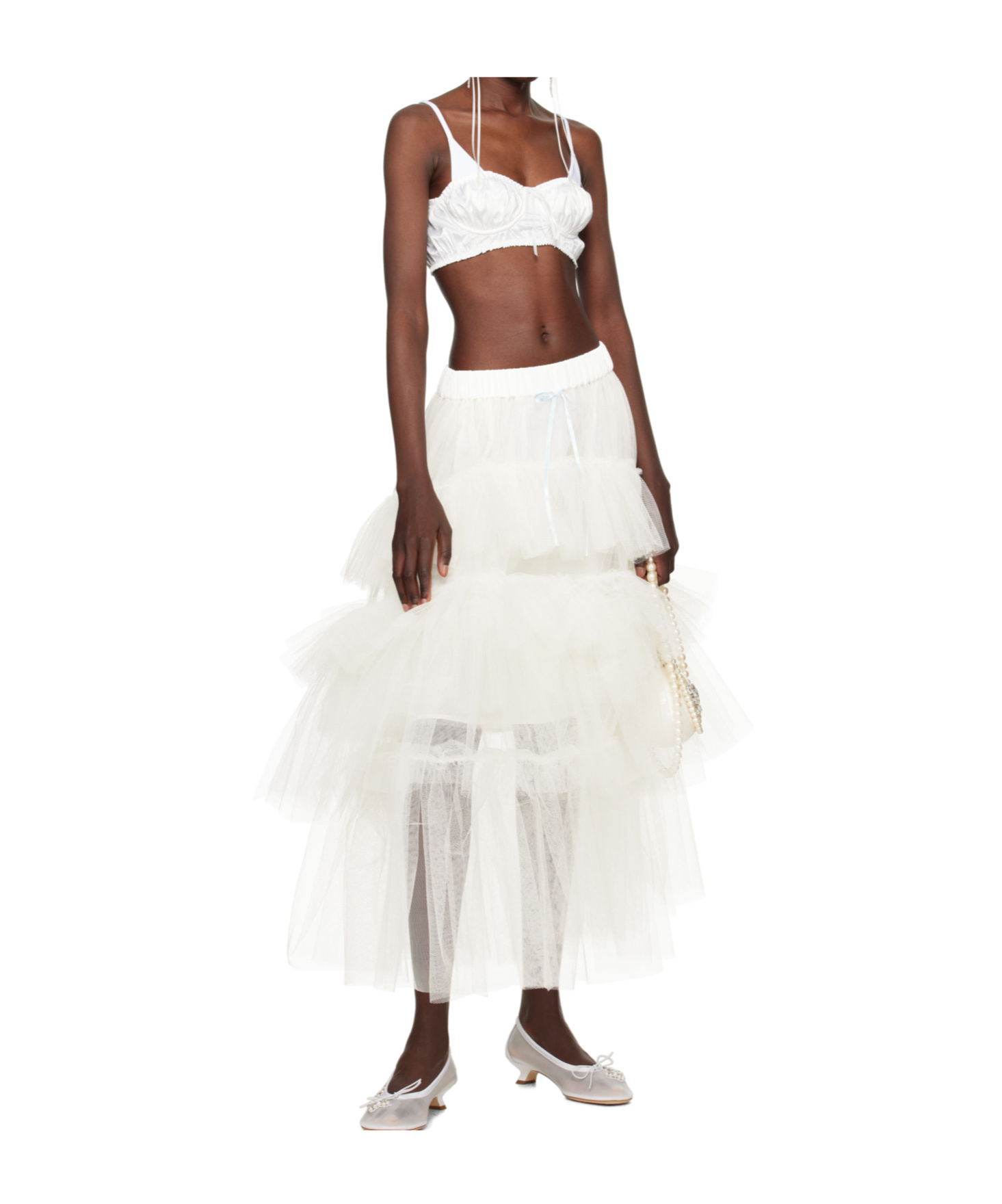 Simone Rocha Tutu Skirt In White