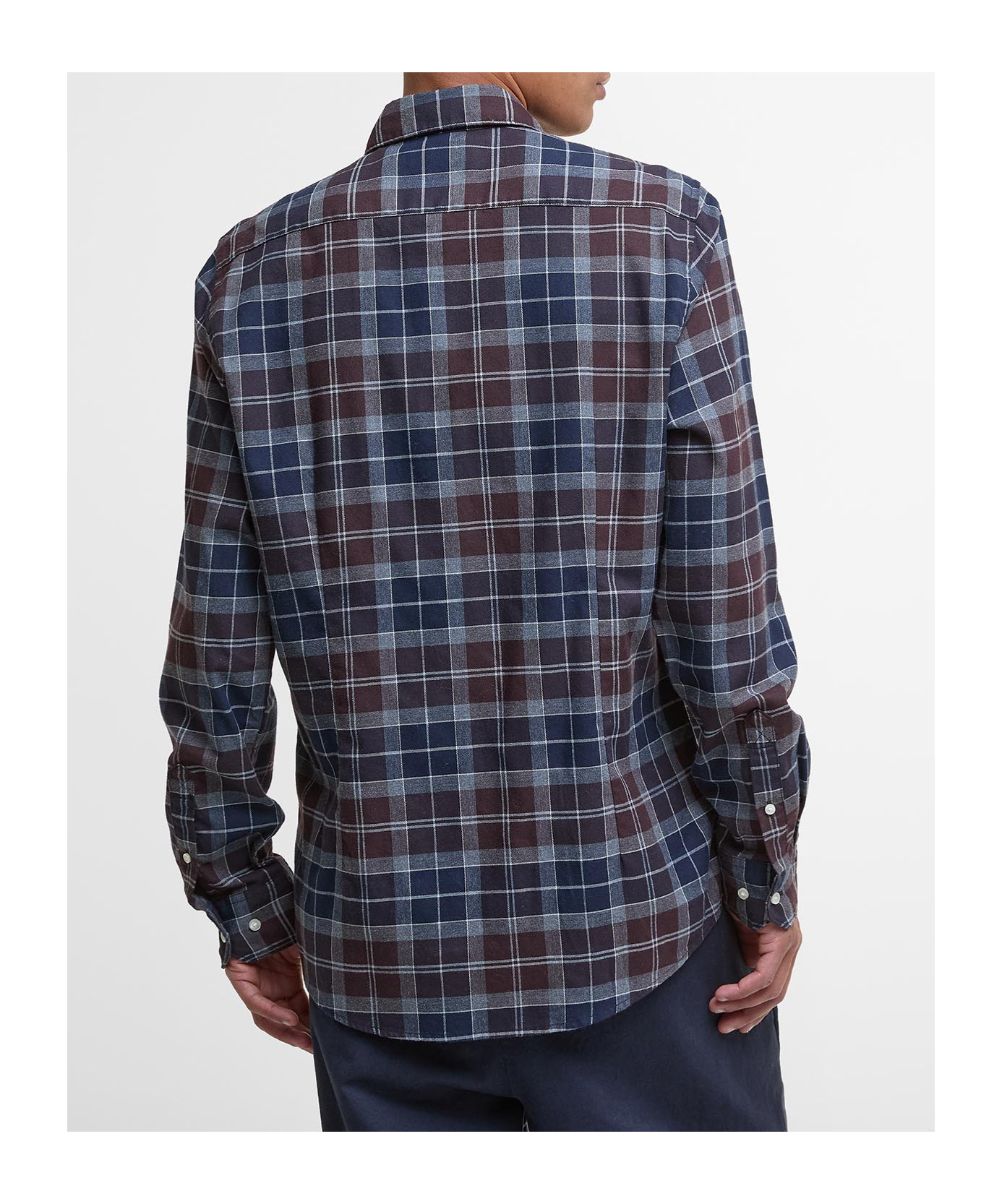 Barbour Casual Checked Shirt Button-down Collar In Multi