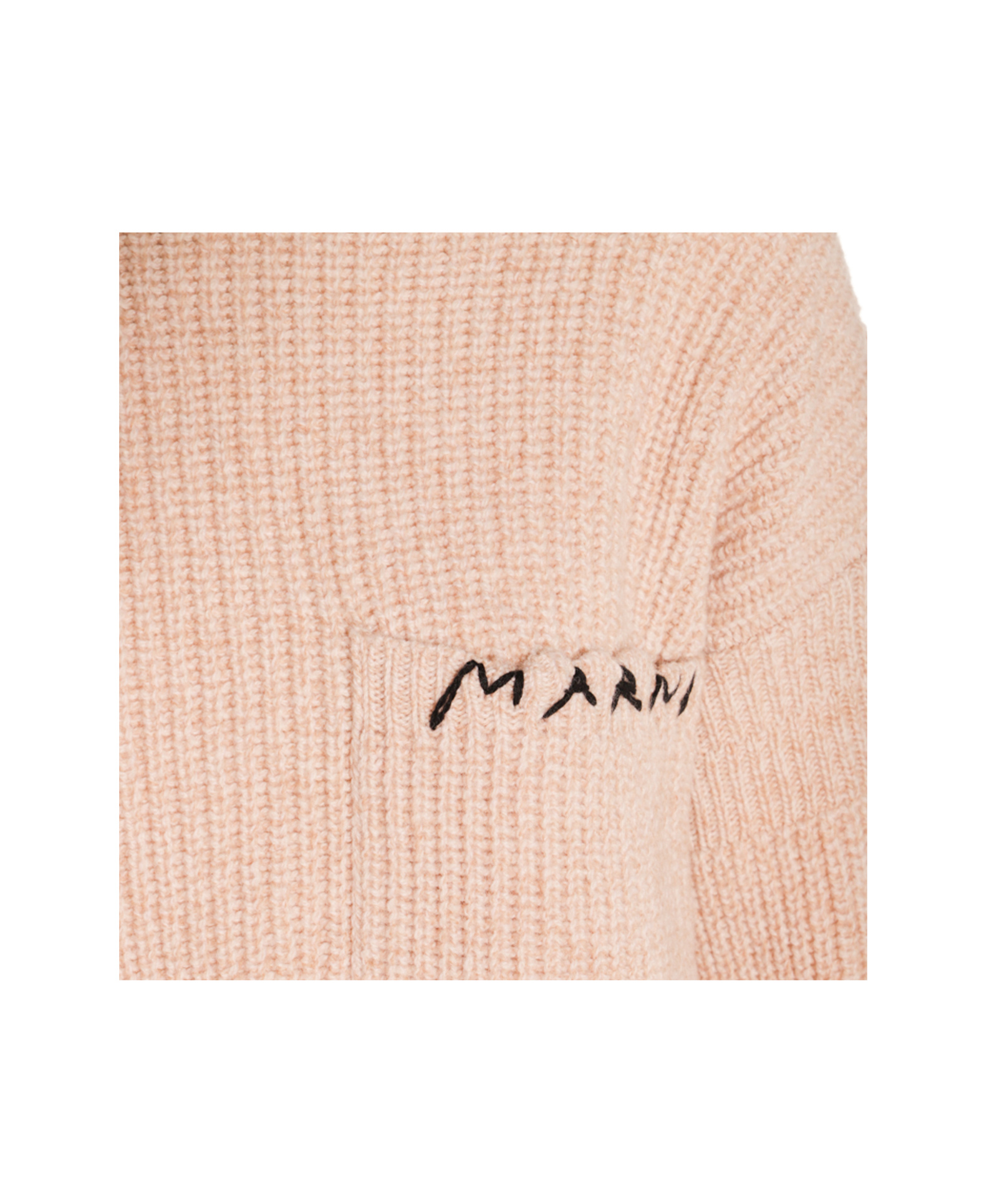 Marni Ribbed Knit Crewneck Dropped Shoulders
