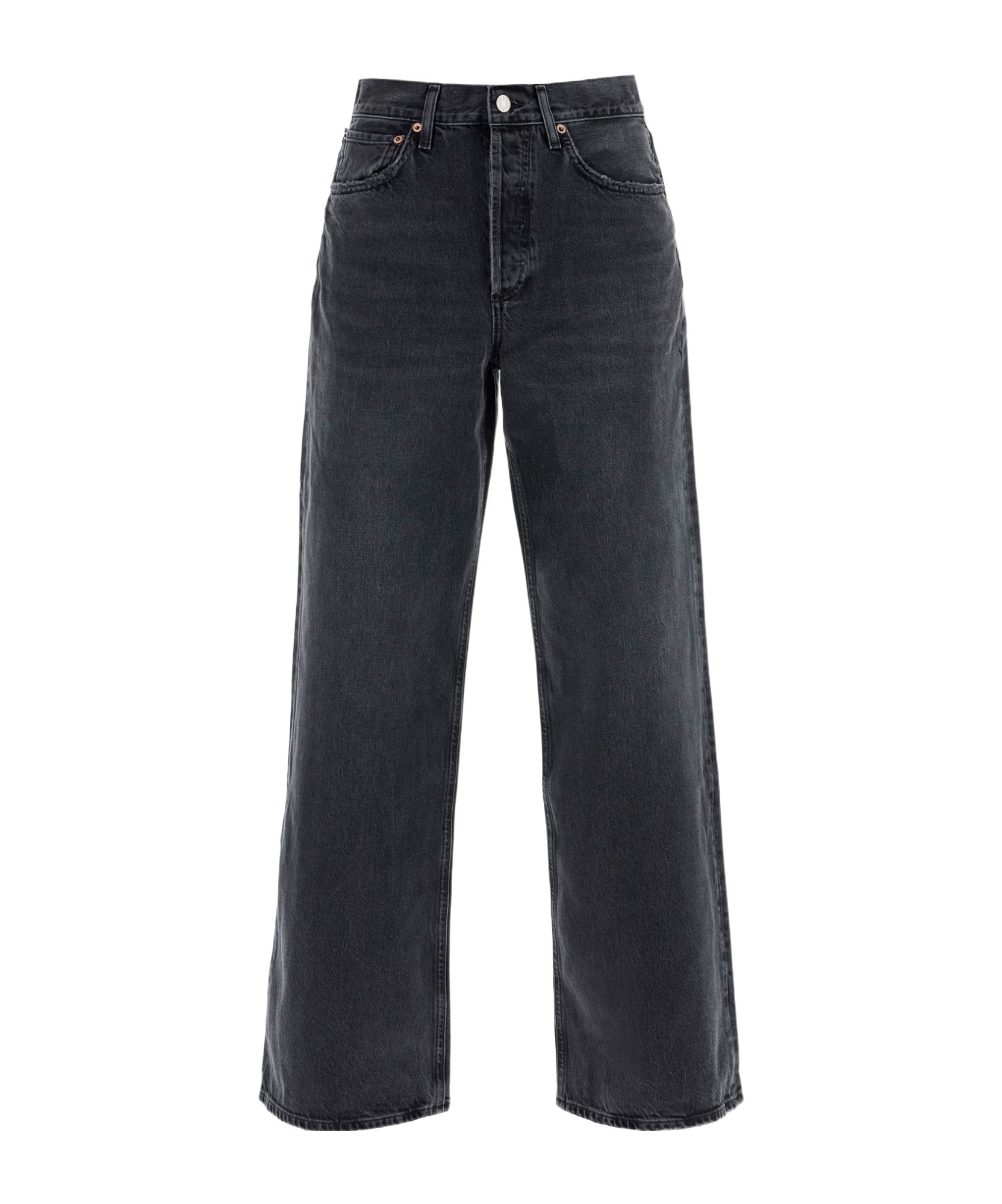 Agolde Dame Jeans In Black