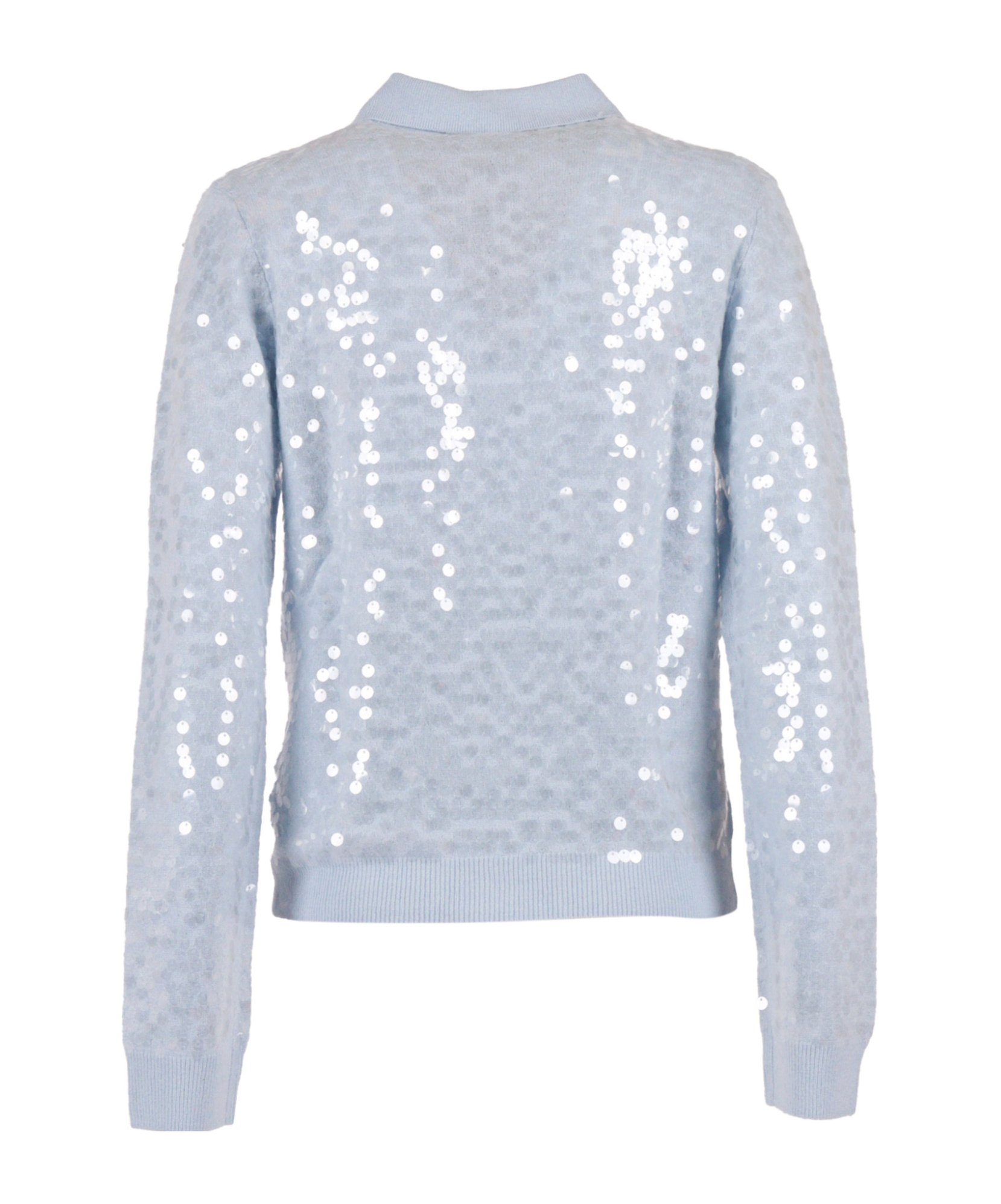 Ermanno Scervino Refined Long-sleeved Polo Shirt With Classic Collar In Blue