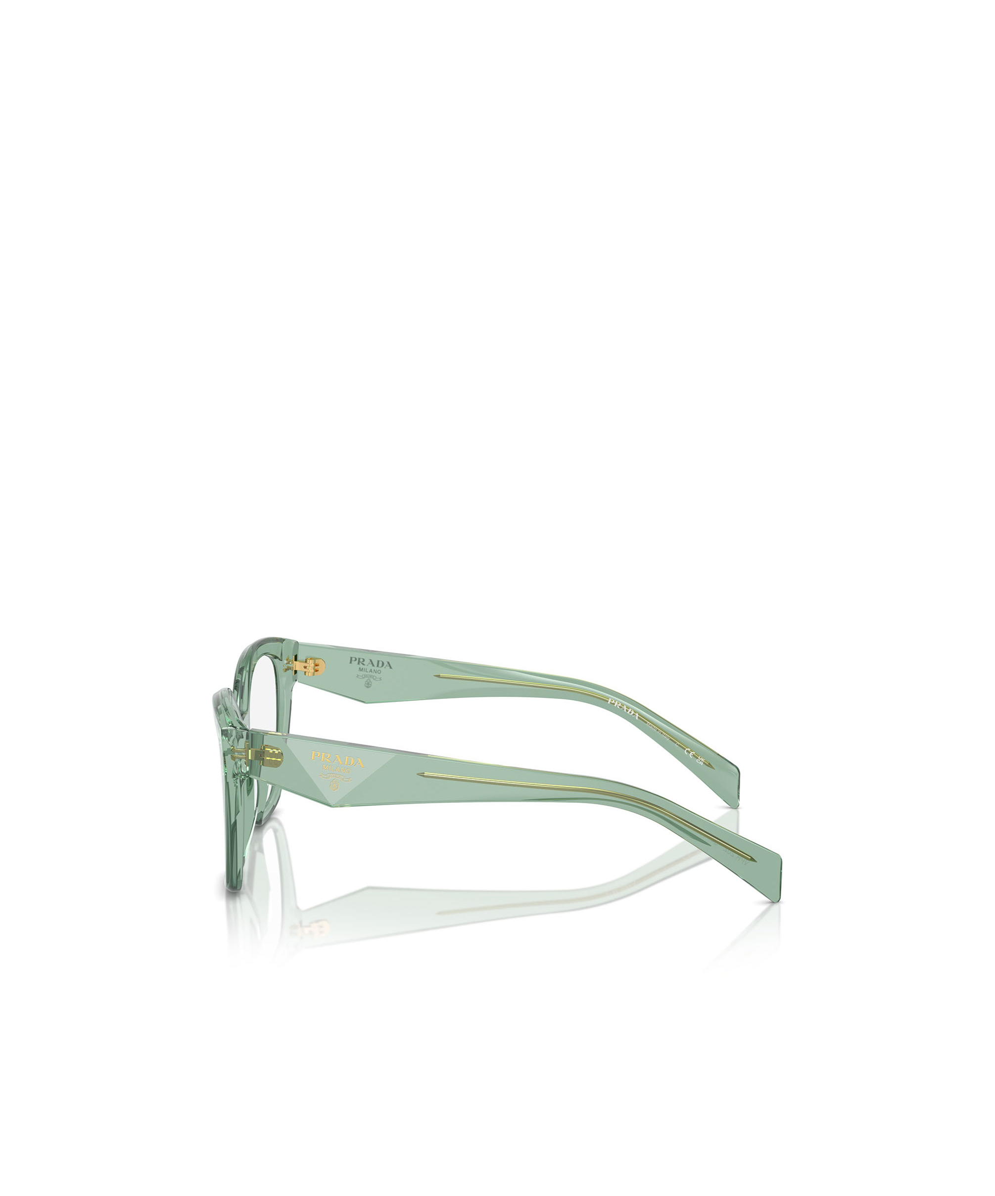 Prada Eyewear Cat-eye Glasses In Green