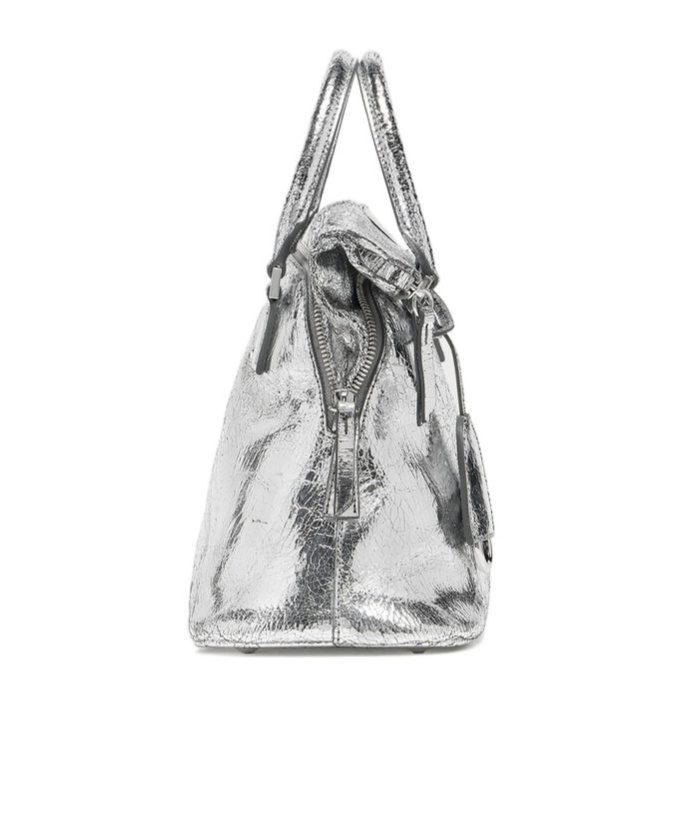Maison Margiela 5ac Classique Mini Handbag In Silver