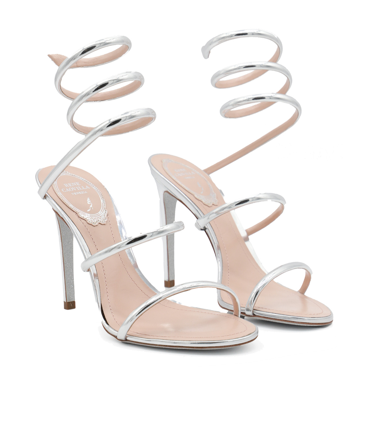 René Caovilla Sandals In Nude