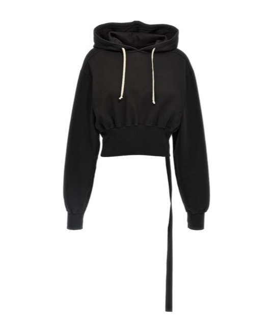 Rick Owens Drkshdw Tatlin Hoodie In Black
