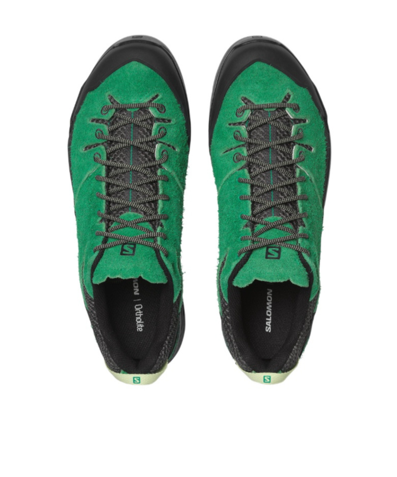 Salomon X-alp Suede Sneakers In Green
