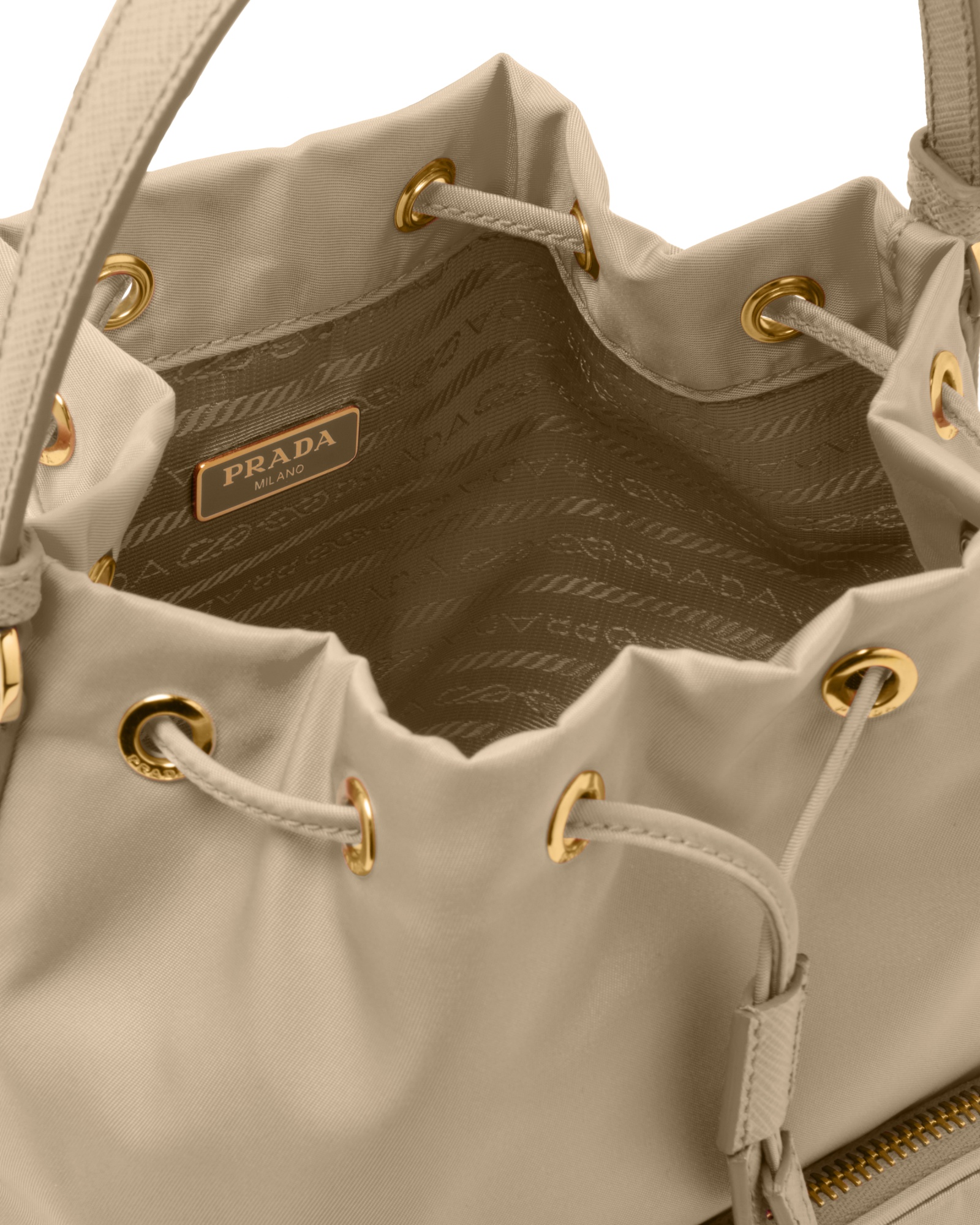 Prada Re-edition 1978 Mini Shoulder Bag In Nude