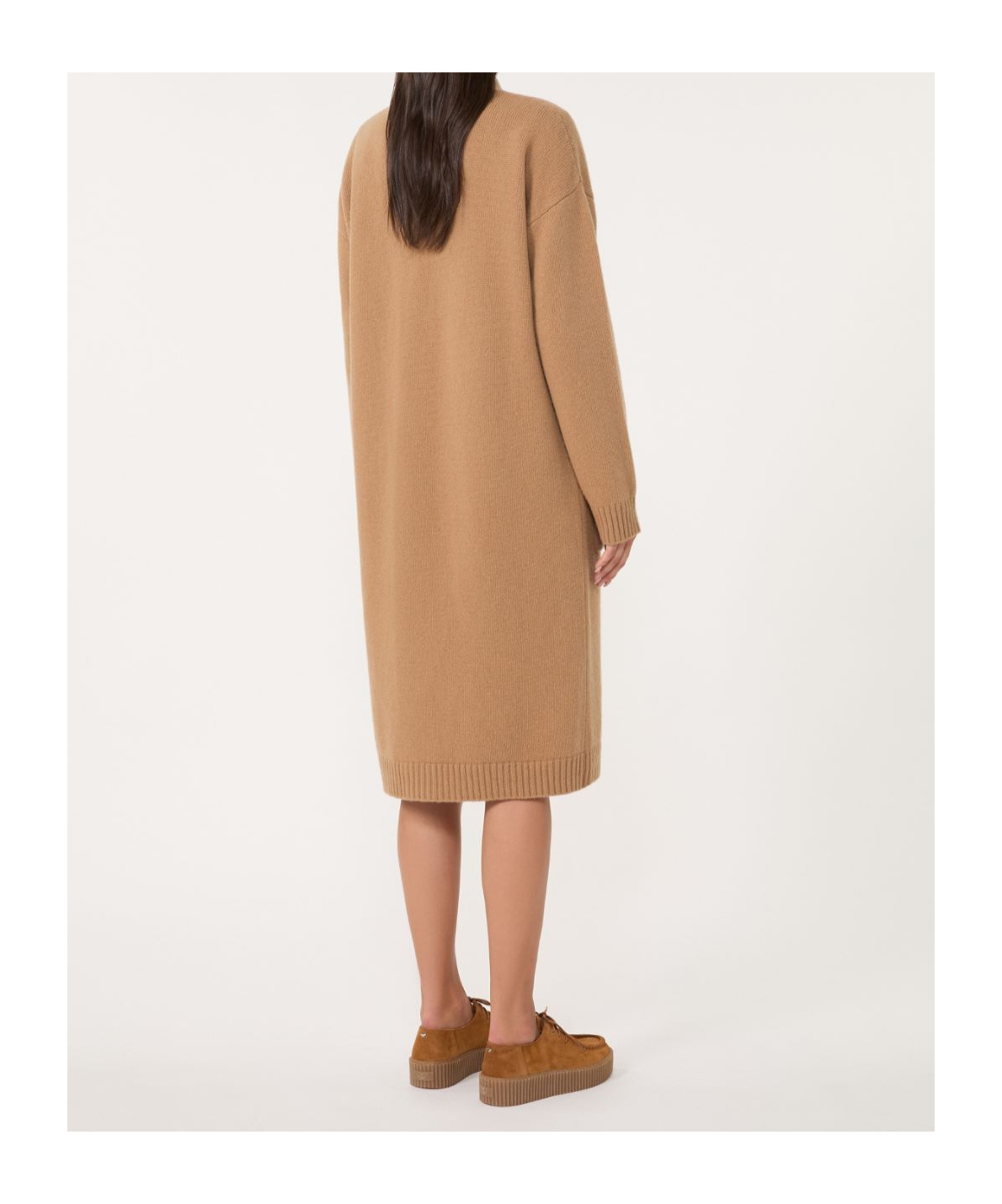 Weekend Max Mara Long-sleeved Cardigan In Brown