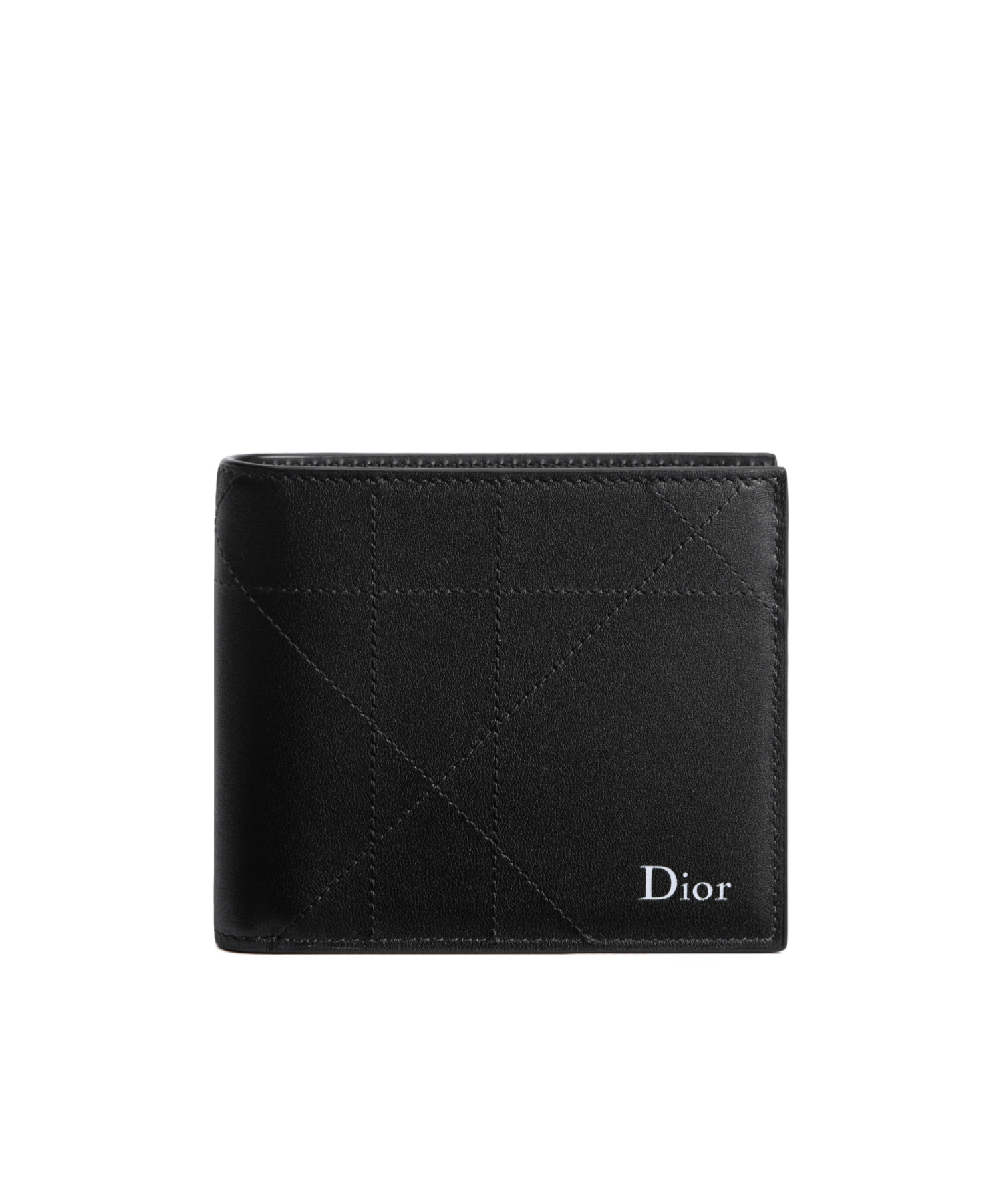 Dior Wallet With Coin Pocket In Black
