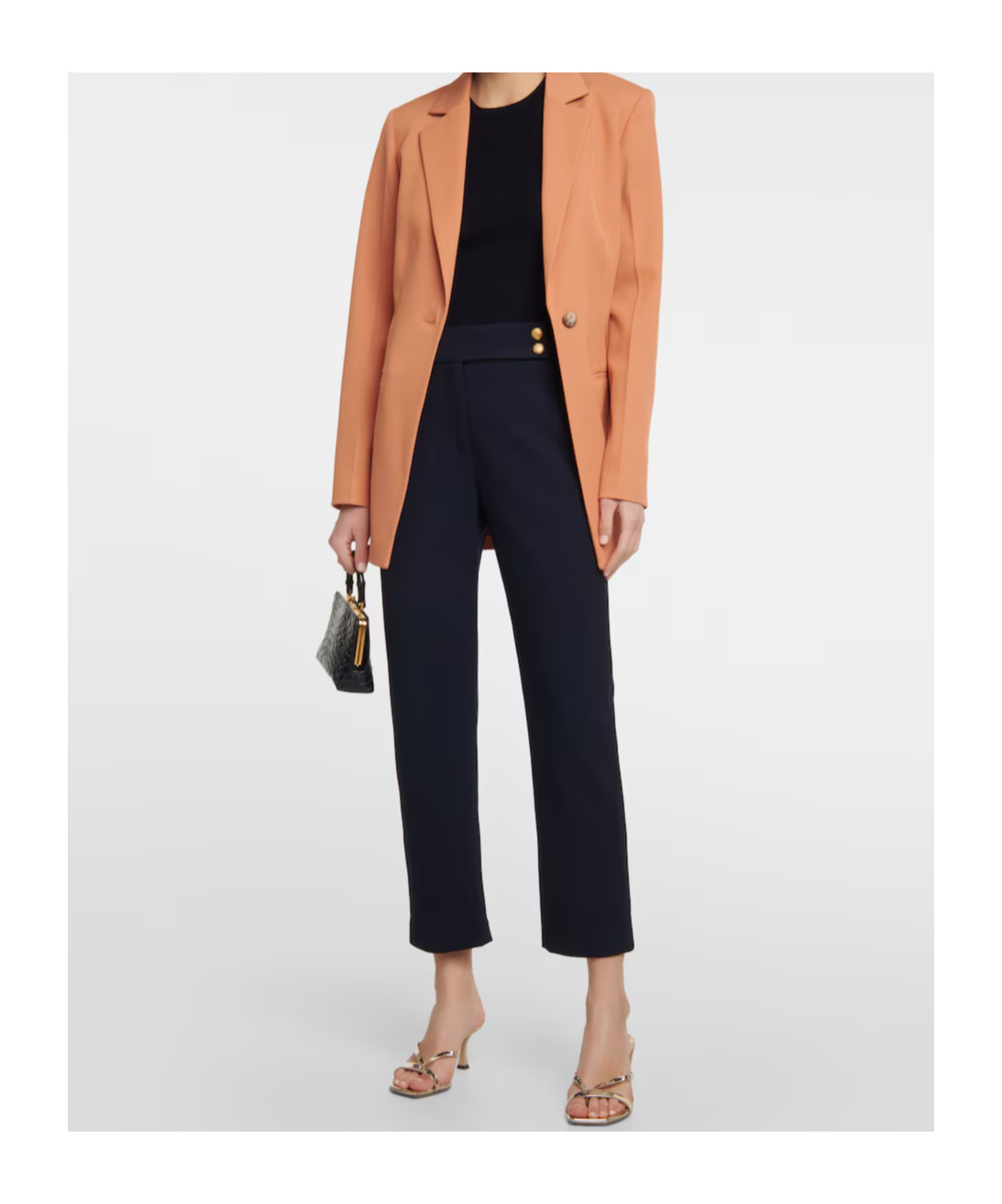 Veronica Beard Renzo High-rise Slim Cropped Pants In Multi