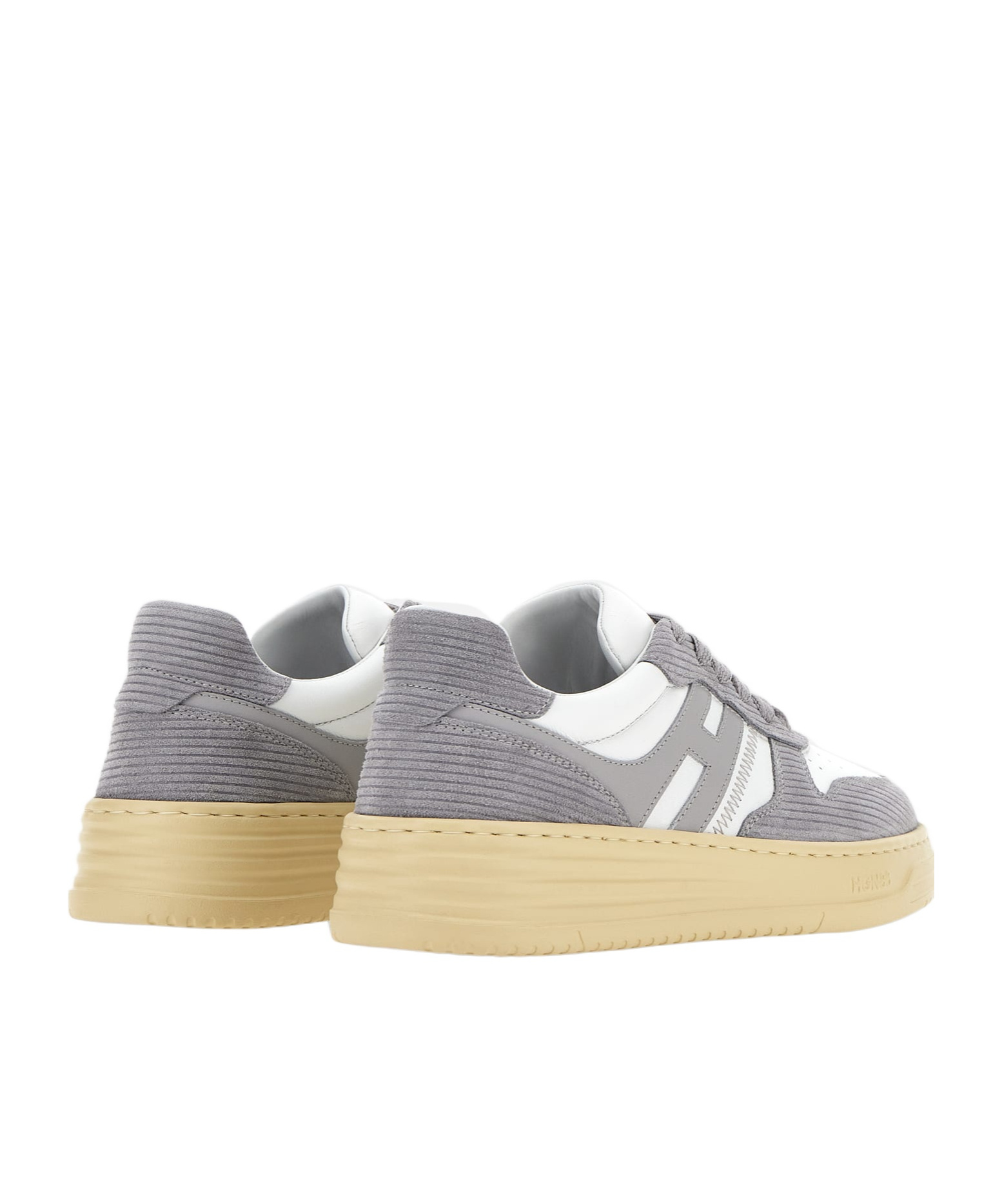 Hogan H630 Panelled Sneakers In Nude