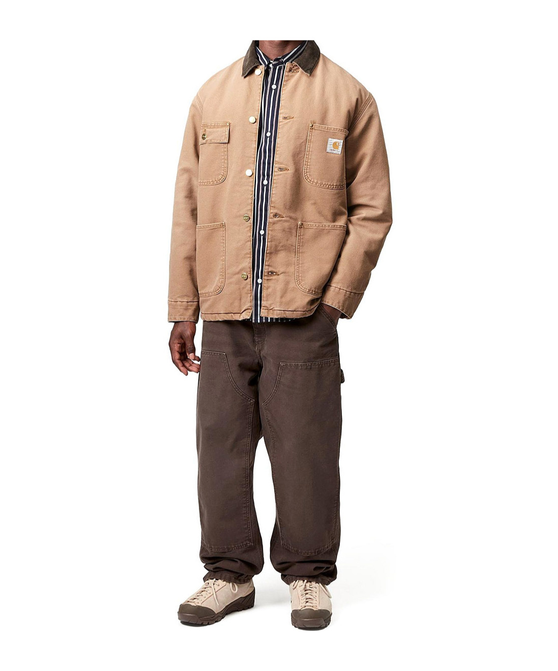 Carhartt Og Chore Jacket In Brown