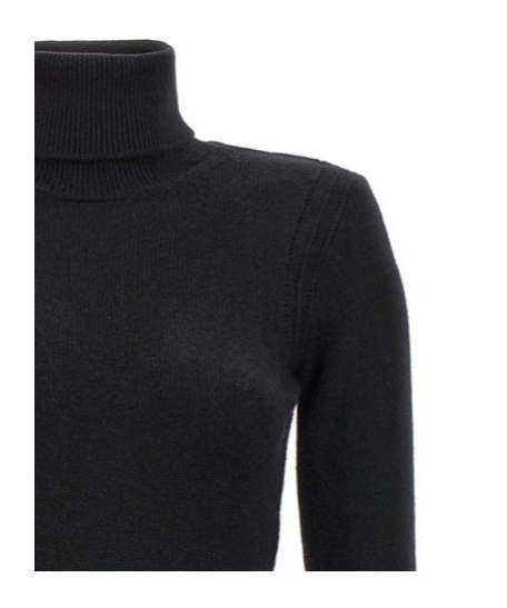 Tom Ford Black Crewneck Maxi Dress In Black