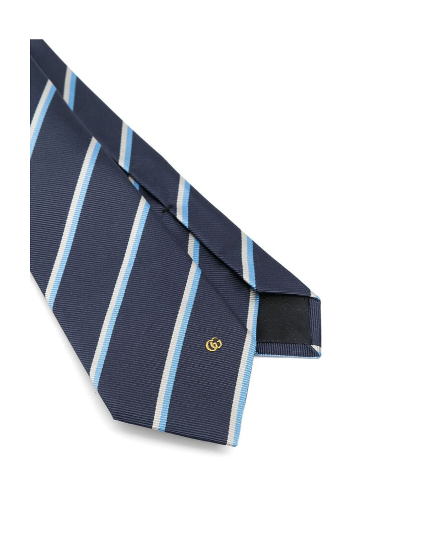 Gucci Pointed Tie In Blue