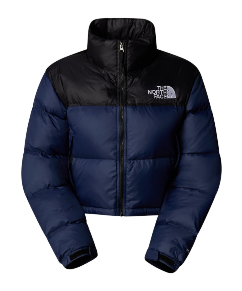 The North Face Nuptse Short Down Jacket In Black