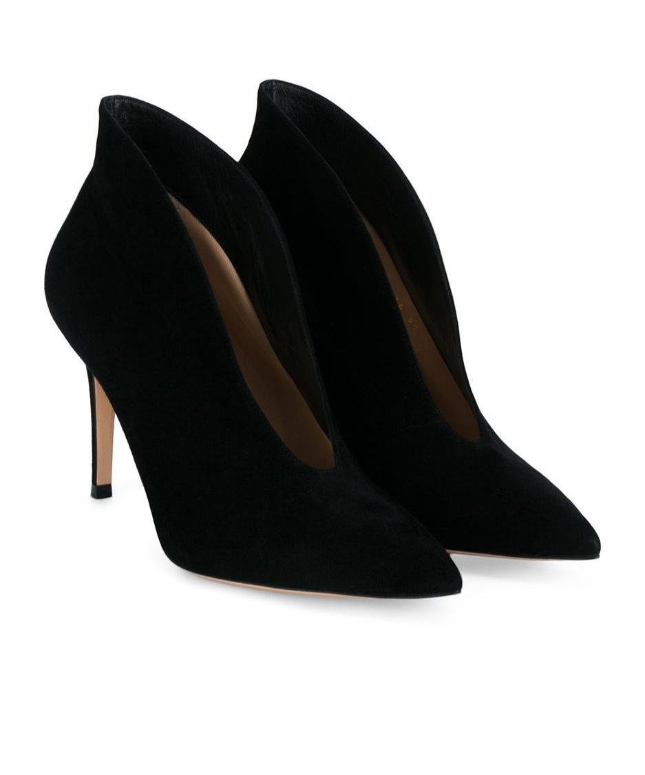 Shop Gianvito Rossi Vania Pointed Toe Pumps In Black