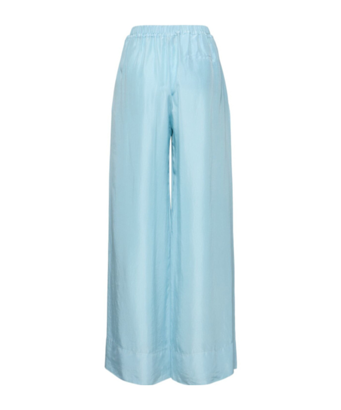 FORTE FORTE HABOTAI SILK DRAWSTRING PANTS