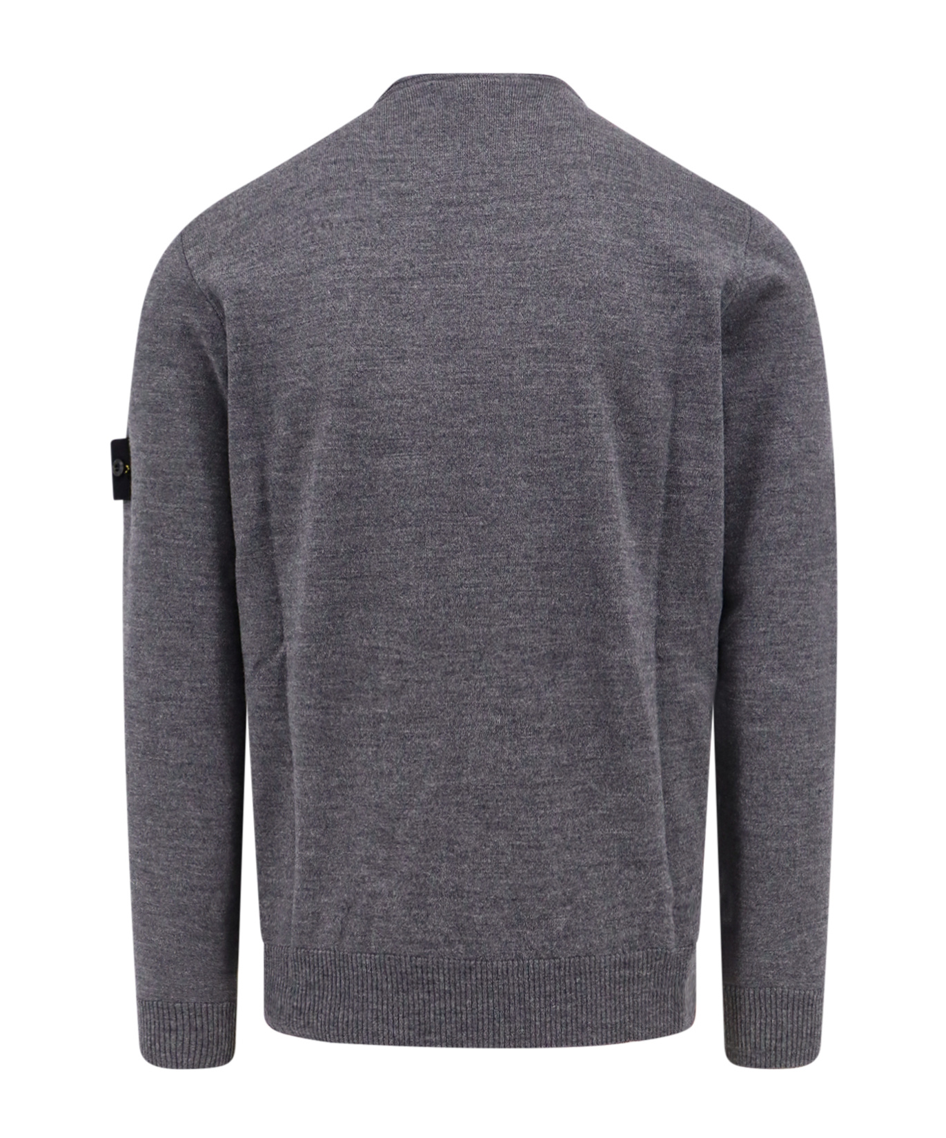 Stone Island Compass-badge Sweater In Gray