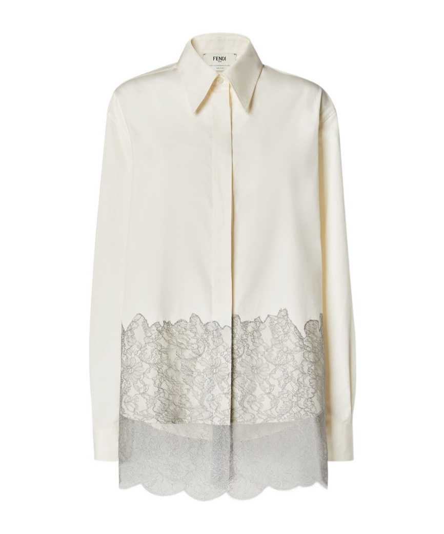 Fendi Button-fastening Shirt In White