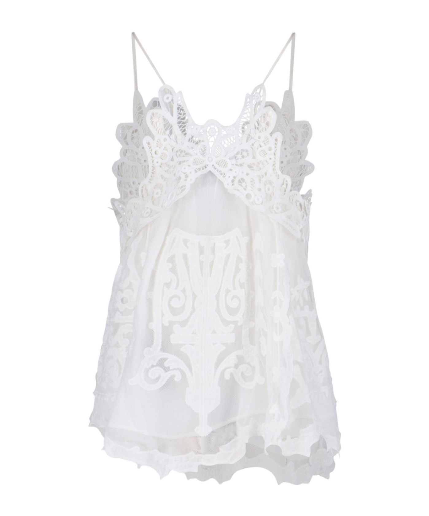 Isabel Marant Victoria Sleeveless Top In White