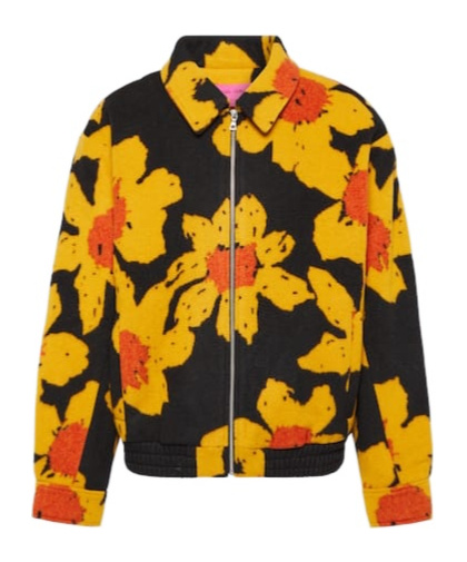 The Elder Statesman Senna Wool And Cashmere Bomber Jacket In Multi