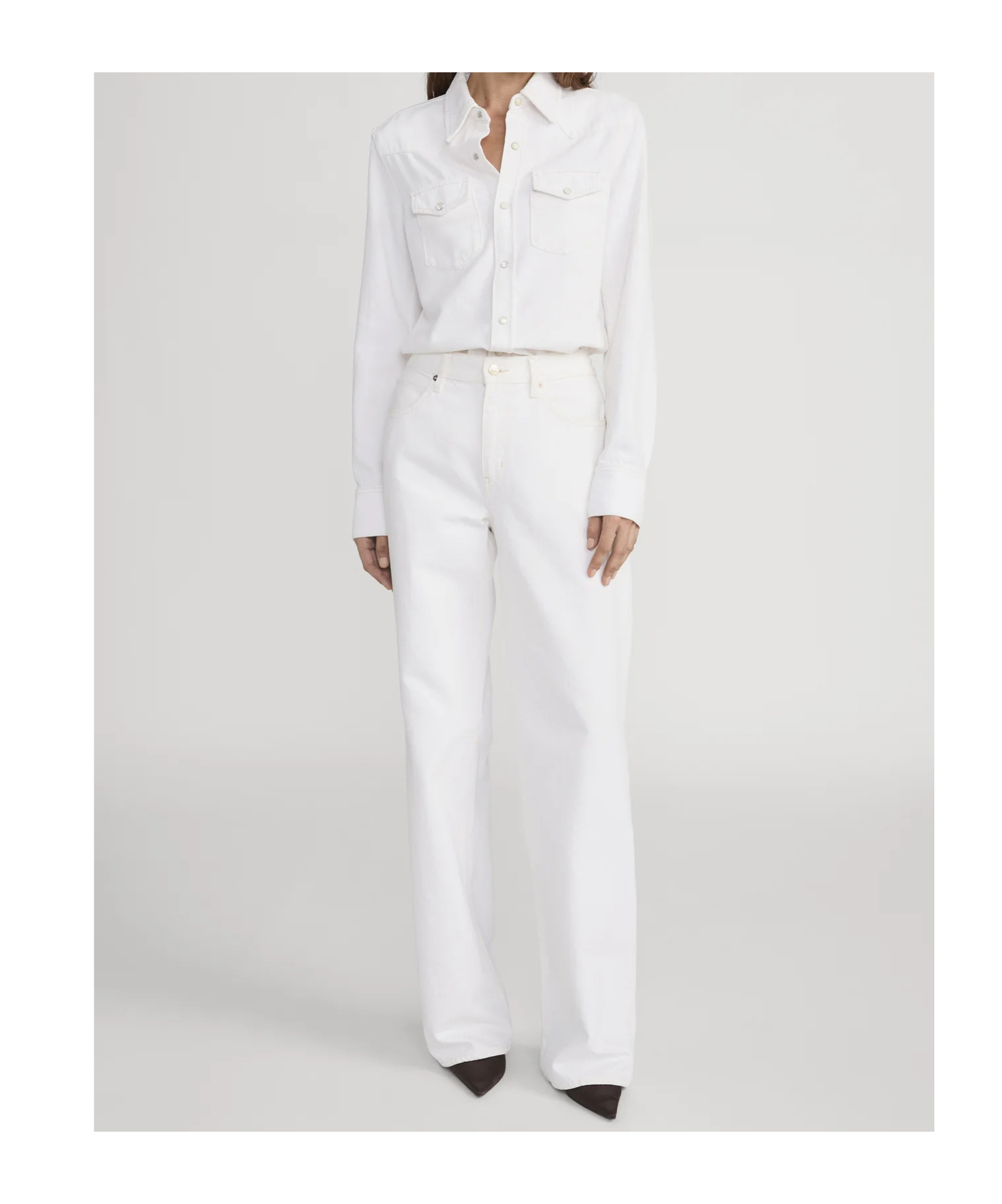 Frame Pocket Shirt In Animal Print