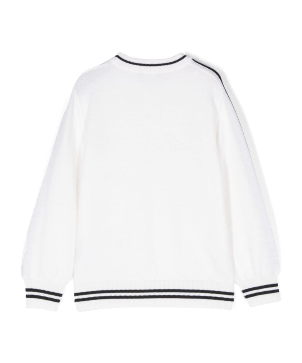 Balmain Logo-embroidered Jumper In White